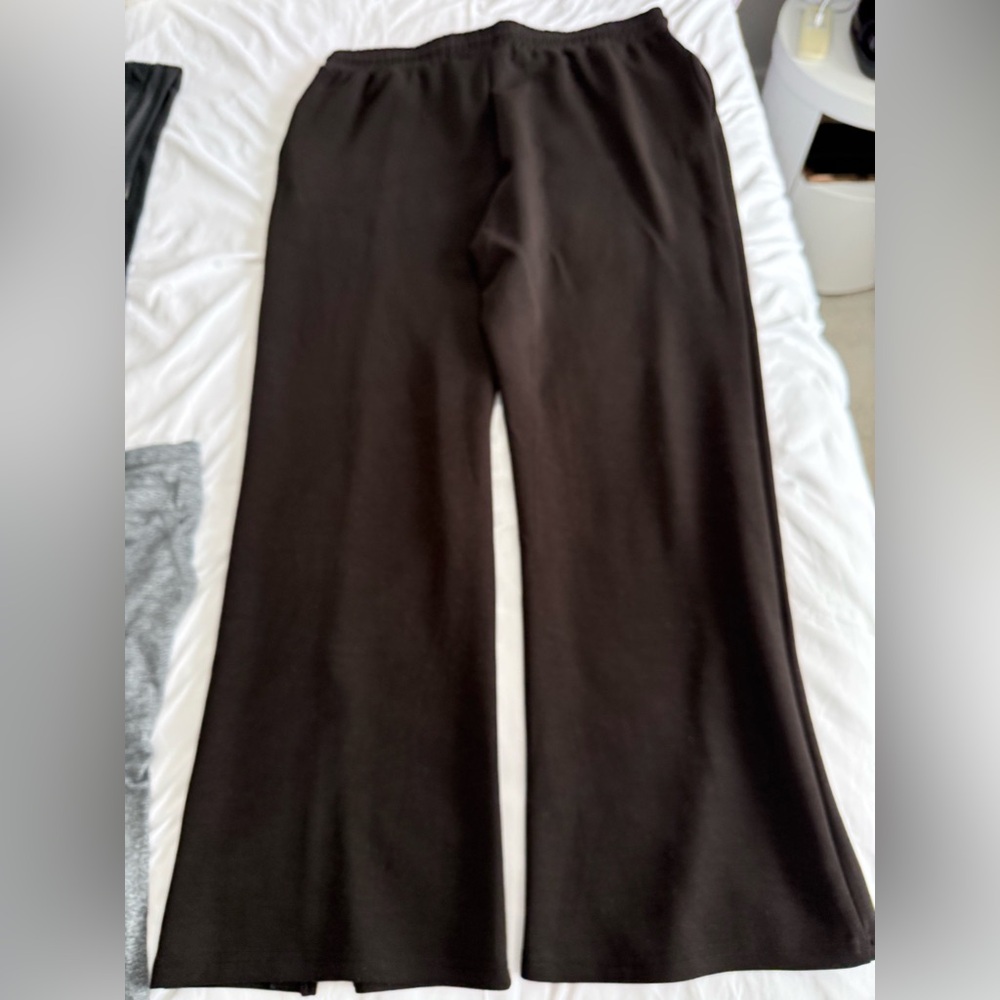 Danskin Black Wide-Leg Trousers